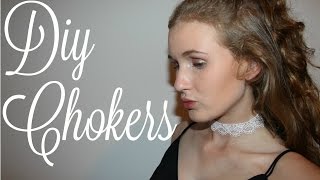 DIY CHOKERS  ANNALISE WOOD [upl. by Scrivenor]