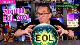 20 LEGO Sets die 2024 EOL End of Life gehen Einige triggern mich sehr [upl. by Biagi]