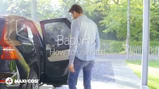 MaxiCosi l BabyFix ISOFIX base l How to uninstall [upl. by Stambaugh]