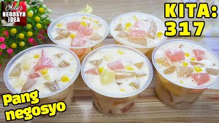 Gawin Mo Itong Negosyo Malaki Ang Kita Lychee Jelly Salad [upl. by Ermina230]