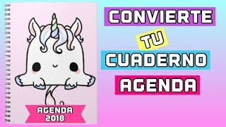 DIY CONVIERTE TU CUADERNO EN AGENDA YUDIT REYES [upl. by Aiken]