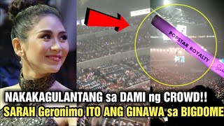 LIVE SARAH Geronimo ACTUAL AUDIENCE sa PRE SHOW CONCERT DUMOG NA DUMOG GRABE NAG IISA KA SARAH [upl. by Karlee]