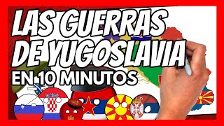 🔥Las GUERRAS de YUGOSLAVIA en 10 minutos 🔥  El conflicto de los balcanes resumido [upl. by Bertsche203]