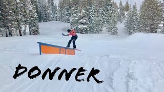 MY FIRST TIME SNOWBOARDING at DONNER SKI RANCH TAHOE 2019 [upl. by Belia]