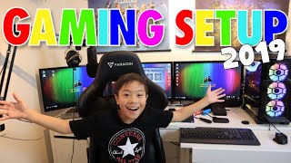 MIT GAMING SETUP 2019 DK VILDESTE 12 ÅRIGE SETUP [upl. by Lleneg943]