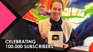 CELEBRATING 100000 SUBSCRIBERS  YOUTUBE PLAY BUTTON  THANK YOU  Wendy Kokkelkoren [upl. by Narah]