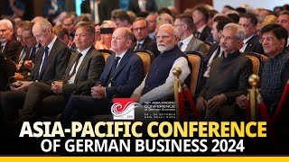 LIVE PM Modi German Chancellor Scholz inaugurate AsiaPacific Conference of German Business 2024 [upl. by Maryl651]