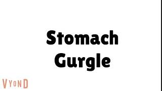 Stomach Gurgle Sound Effect [upl. by Nadean]