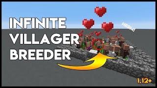 ✔ Minecraft  Infinite Villager Breeder 112 [upl. by Nilekcaj]