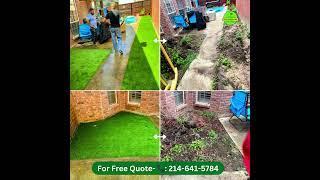 ✅Elevate Your Yard Expert Artificial Turf Installation amp Design turf backyard turfgreenpro [upl. by Missi178]