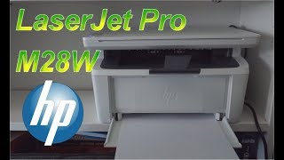 HP LaserJet Pro M28w  toner HP 44A Review Uso y opinión [upl. by Naig]