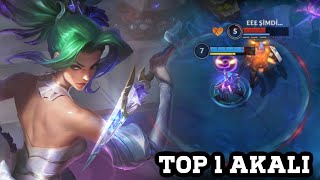 Wild Rift Akali top 1 Akali gameplay Rank challenger [upl. by Calendra]