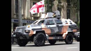 Georgian Land Forces 2011 paradeГрузия вооружается [upl. by Navarro253]