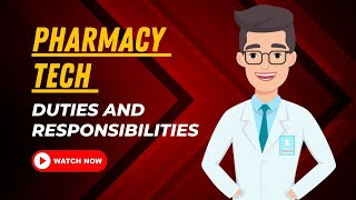 Pharmacy Tech Duties And Responsibilities [upl. by Prady]