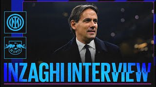 LINTERVISTA DI SIMONE INZAGHI  INTER 10 LIPSIA  🎙️⚫🔵 [upl. by Harli]