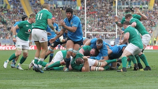 Short Highlights Italy 1063 Ireland  RBS 6 Nations [upl. by Lyj]