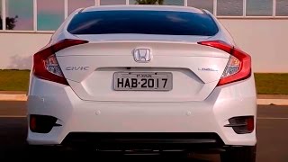 Honda Civic 2017 versões Sport EXL e Touring  detalhes  wwwcarblogbr [upl. by Dajma463]