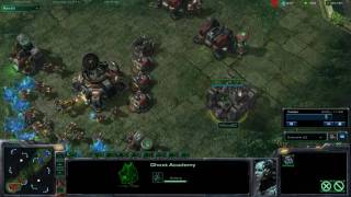 Starcraft 2 HD 3 Rax Timing Push Standard [upl. by Auqenwahs69]