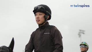 Asst Trainer Yuichi Tomomichi interview on Japanese Kentucky Derby contender T O Password [upl. by Cordalia]