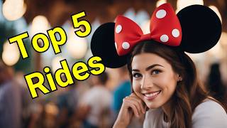 MUSTRIDE Top 5 Magic Kingdom Attractions 2024  Disney Worlds Best Rides [upl. by Gilbertson]