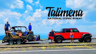 Talimena National Scenic Byway ⛰️  Breath Taking Views 😲  Jeep  Rzr  Mountains  Oklahoma [upl. by Drucie]