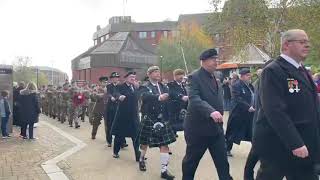 This years Redditch Remembrance Parade [upl. by Viviyan]