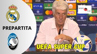 REAL MADRID  ATALANTA UEFA SUPER CUP press conference GIAN PIERO GASPERINI [upl. by Pontus35]