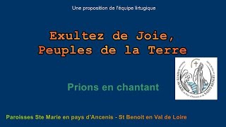 Exultez de Joie Peuples de la Terre [upl. by Henke775]