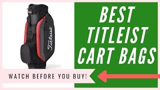 Best Titleist Golf Cart Bag  My Top 2 Picks [upl. by Uv]