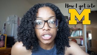 HOW I GOT INTO UMICH  University of Michigan CoE 21  KoriMaria [upl. by Niarfe485]