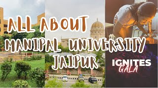 All about manipal University Jaipur admission  timings freshers party Faculty fest  placements [upl. by Anawad502]