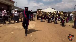 Diphala Tsa Josefa Plays quotNgibeke Lapho Uthanda Khonaquot At EzaseVaal Brass Band 2024 [upl. by Byers]