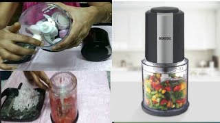 Borosil electric chopper review and use [upl. by Brannon]