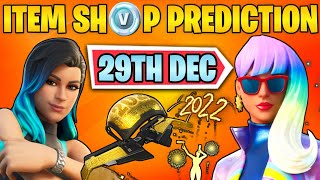 Fortnite 29 DECEMBER 2021 ITEM SHOP PREDICTION [upl. by Drews]