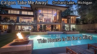 Orchard Lake Michigan  Tour a Fully Loaded House with all the goodies [upl. by Kinsler234]