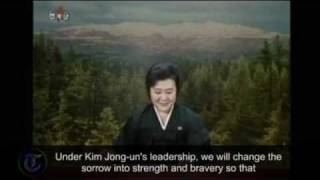 North Korean State TV announces the death of leader Kim Jongil [upl. by Lina]