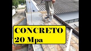 PASSO A PASSO para AJUSTAR na obra um TRAÇO DE CONCRETO de Fck 20 Mpa [upl. by Hgielram]