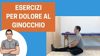 Esercizi per dolore al ginocchio [upl. by Tyler]