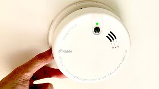 KIDDE Smoke Alarm Remove Cover Change Battery [upl. by Enitselec]