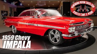 1959 Chevrolet Impala Restomod For Sale Vanguard Motor Sales 9152 [upl. by Lole268]