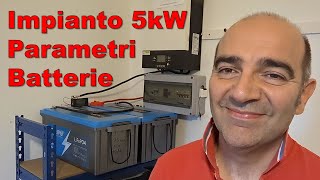 Collegamento e impostazione parametri batteria LiFePo 4 GELEIPU impianto fotovoltaico Voltronic 5kw [upl. by Maier887]