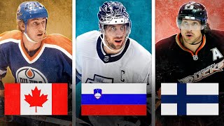 The Greatest NHL Player of All Time From Every Country [upl. by Ennaecarg]