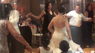 Happiest Bride Ever dancing to the tarantella [upl. by Odinevneib]