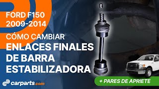 Cómo cambiar los enlaces finales de la barra estabilizadora 20092014 Ford F150 🚗 [upl. by Adolpho991]