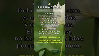 🙏 PALABRA DE DIOS 🙏 1 Juan 478 [upl. by Odnanreh]