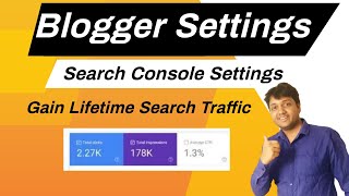 Blogger ADVANCED SEO Settings 2024  SEO Settings For Blogger  Search Console All Settings [upl. by Erdnaxela]