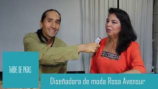 Entrevista Diseñadora de Moda Rosa Avensur quotIquitos está de Moda Entrevista a emprendedores exitosos [upl. by Arabrab]