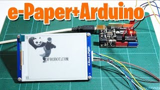 EPaper display with Arduino from DFRobot [upl. by Zul574]