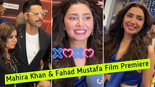 QuaideAzam Zindabad Premiere Night in Karachi  Mahira Khan  Fahad Mustafa  Madiha Imam [upl. by Lletnom]