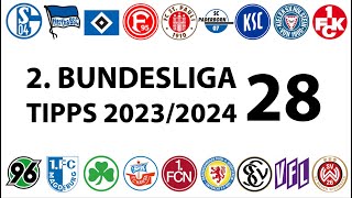 Bundesligatipps 2Liga  28Spieltag  Saison 20232024 [upl. by Viehmann]